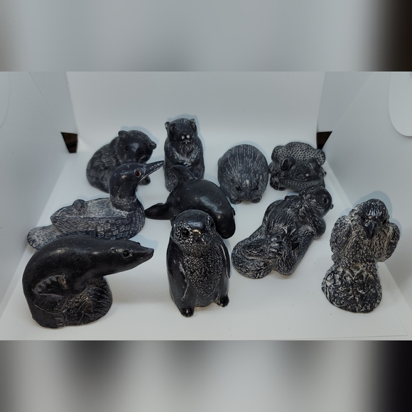 Huge Lot of 11 Pcs of A Wolf Original Sculptures - Picture 2 of 8